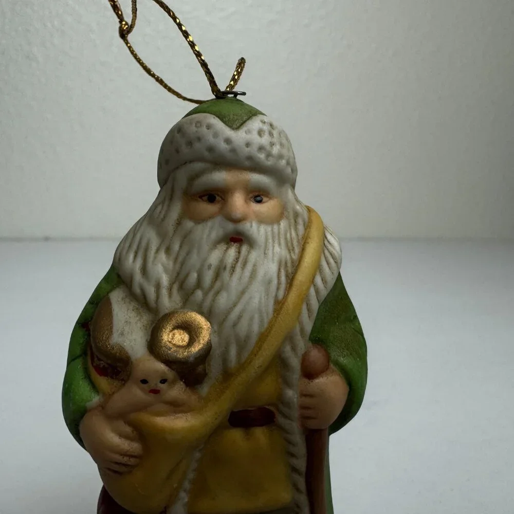Vintage Christmas Tree Ornament Santa 1909s